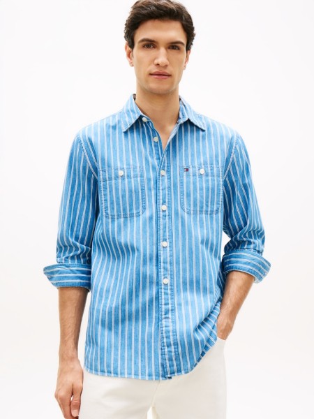 CHAMBRAY STP CLASSIC FIT HBD SHT