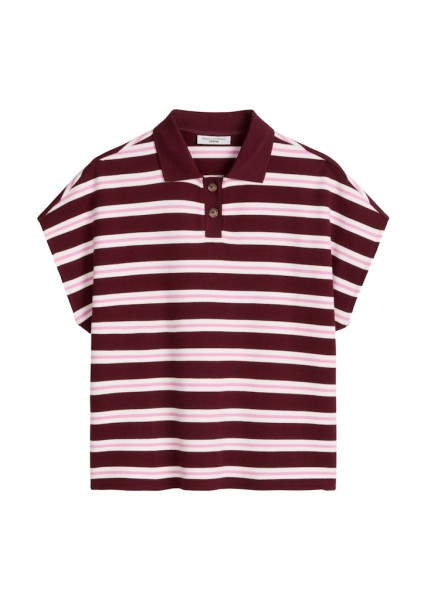 Gestreiftes Poloshirt wide