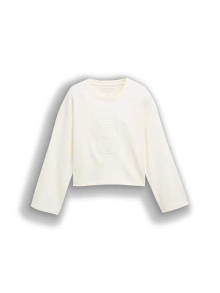 Cropped Langarmshirt