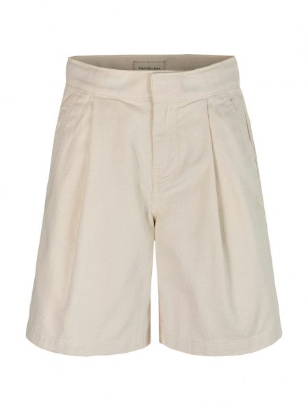 SOFT COTTON TWILL BERMUDA SHORTS