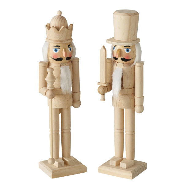 Nussknacker Figur Havre, 2 sort.