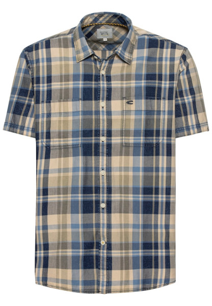 Kurzarm Hemd aus reiner Baumwolle