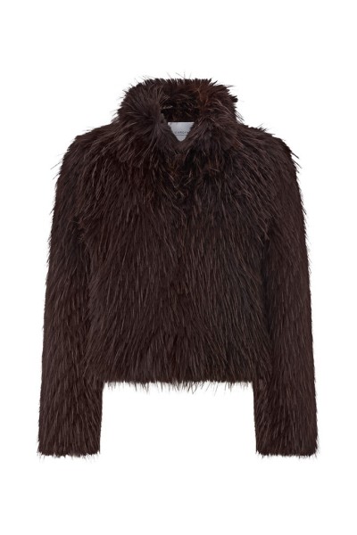 Long Hair Faux Fur Jacket