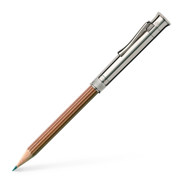 Graf von Faber-Castell 118567 Perfekter Bleistift, platiniert, Braun