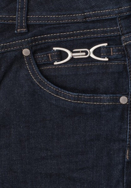Mid Waist Wide Leg Jeans im Loose Fit