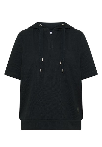 Kurzarm Sweatshirt mit Kapuze
