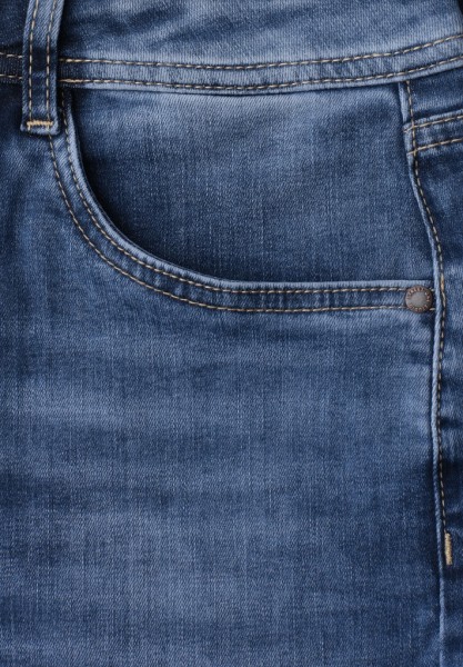 High Waist Barrel Leg Jeans im Loose Fit