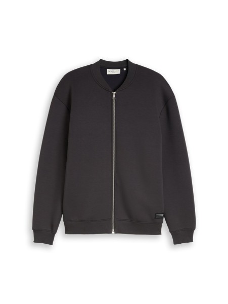Relaxed Fit Scuba Hoodie Sweatjacke