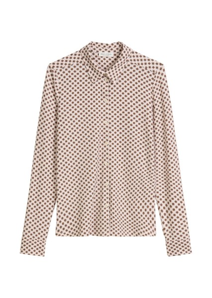 Jersey-Print-Bluse regular