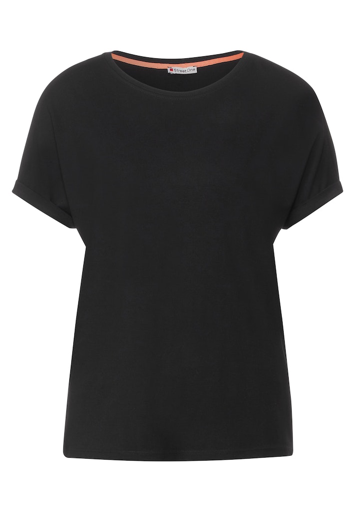 T-Shirt Unifarbe Tops | Damen Bekleidung Onlineshop | | in | Stackmann Shirts &