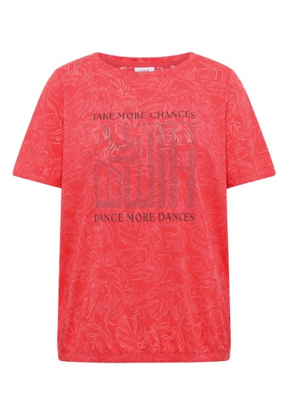 T-Shirt in Ausbrenner-Optik
