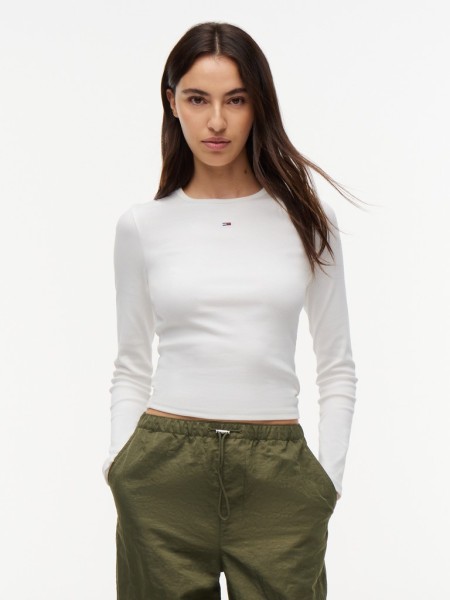 TJW SLIM ESSENTIAL RIB LS
