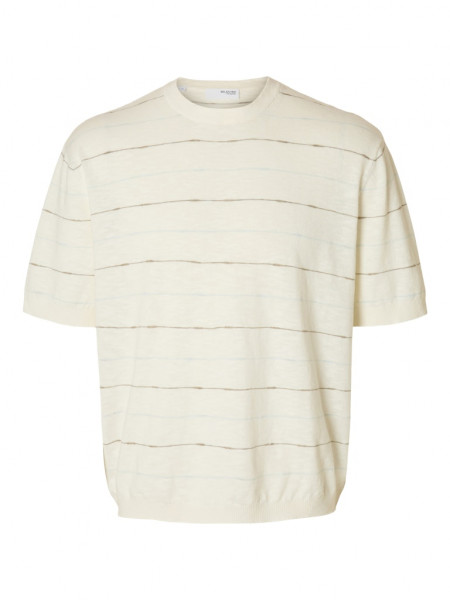 SLHBERG SUN SS KNIT RELAXED TEE