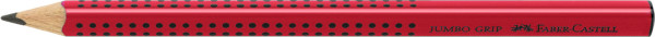 Faber-Castell 111921 Bleistift Jumbo Grip, rot