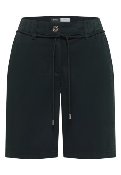 Mid Waist Wide Leg Shorts im Loose Fit