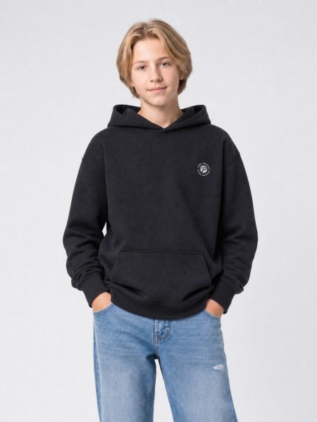 Boys Sweater Hooded Print