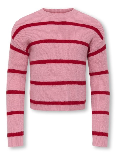 KMGFRANCA LIFE SHORT LS STRIPE KNT NOOS