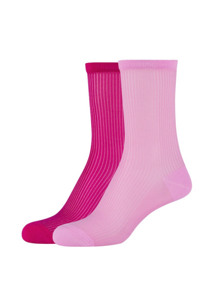Women ca-soft transparent Ankle Socks 2p