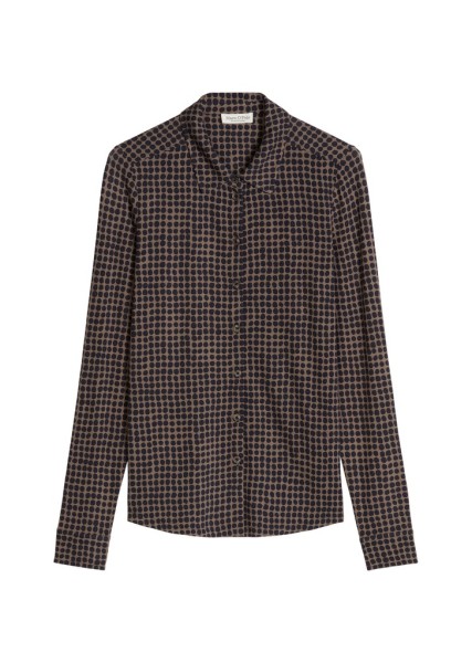 Print-Jerseybluse regular