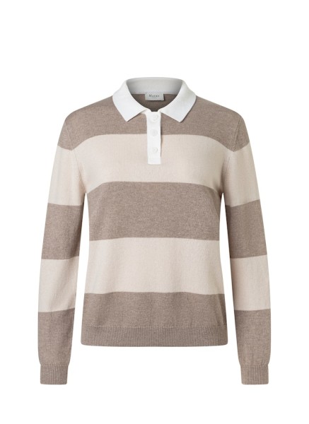 Pullover Polokragen Knopf 1/1 Arm