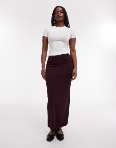 TSJOSIE RUCHED MAXI SKIRT JRS
