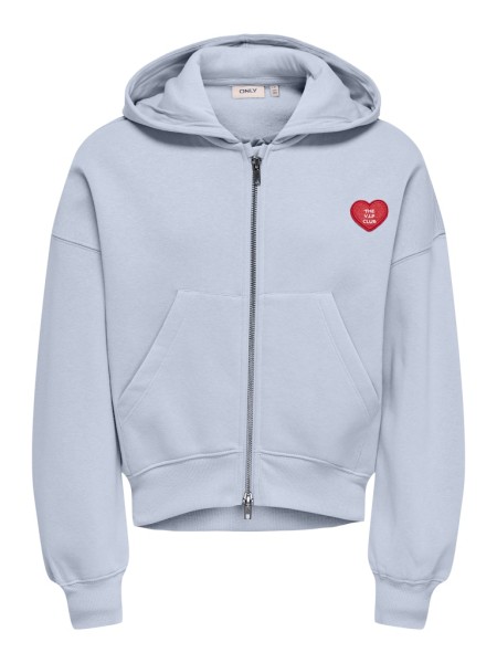 KOGEVISA L/S ZIP HOOD OVS SWT