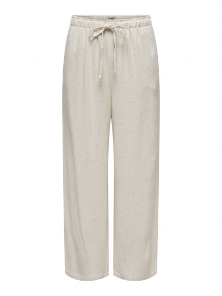 ONLSIESTA MW PULL-UP LINEN BL PNT NOOS