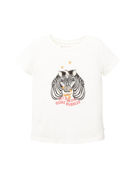 T-Shirt mit Zebra-Print