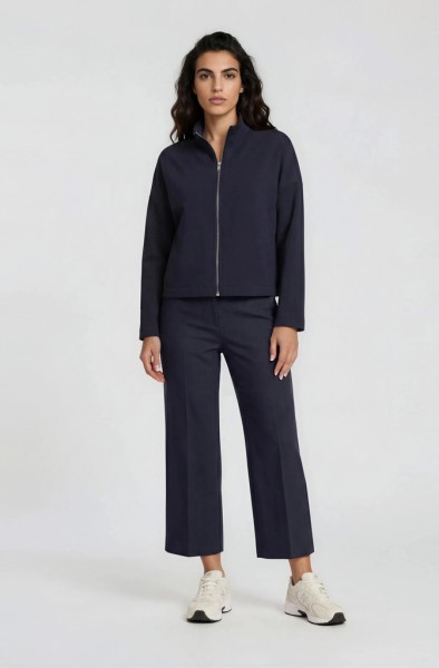 oversized jacket with zipper 1/1 sleeve