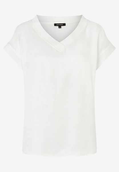 Satinbluse ecru Sommer-Kollektion