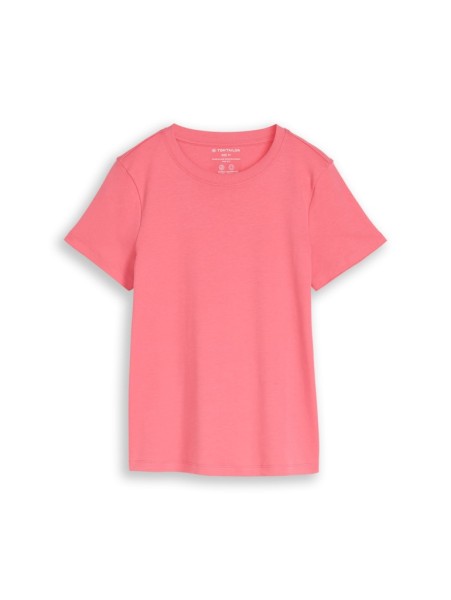 Basic T-Shirt aus Baumwolle