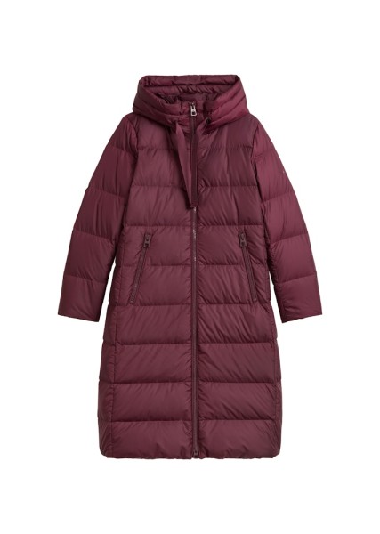 Kapuzen-Daunenmantel fitted