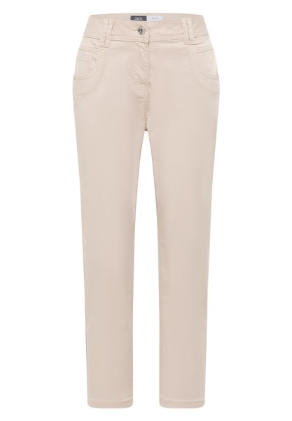 Mid Waist Slim Leg Hose im Casual Fit