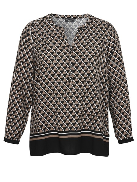 Tunika V-Ausschnitt 1/1 Arm Druck