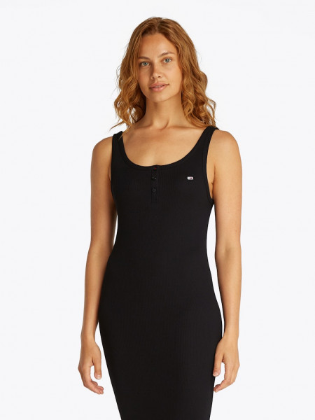 TJW BUTTON TANK DRESS