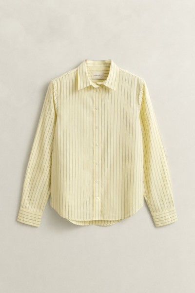 Regular Fit Classic Popeline Hemd mit Streifen