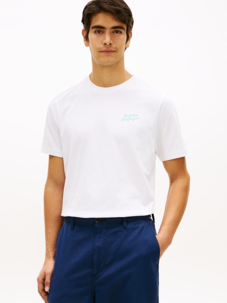 Back Photo Print Jersey T-Shirt