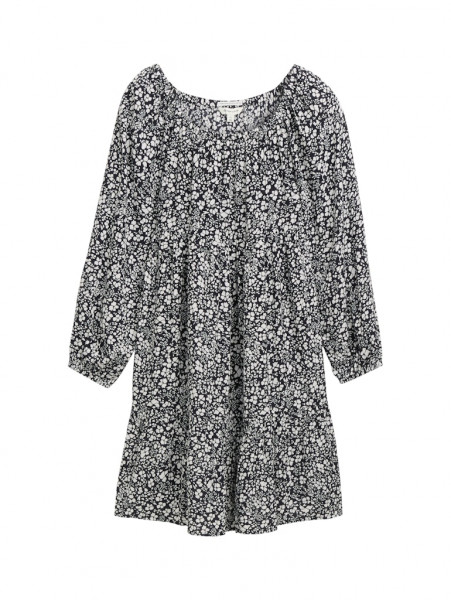 Mini-Kleid mit Blumenmuster