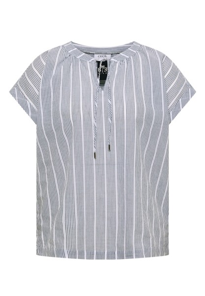 Dropped Shoulder Bluse mit Struktur