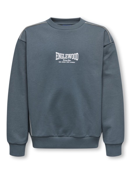 OSJJET LOOSE L/S PIPING CREW NECK SWT