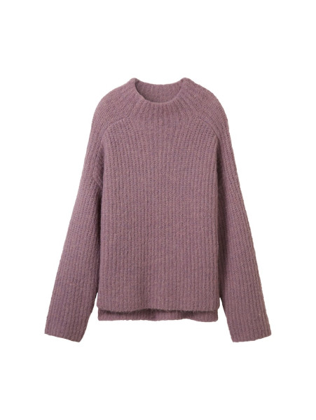 Strickpullover mit recyceltem Polyester