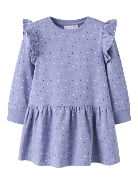 NMFOEANA LS SWE DRESS BRU PB