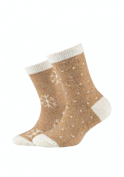 Children warm tweed Socks 2p