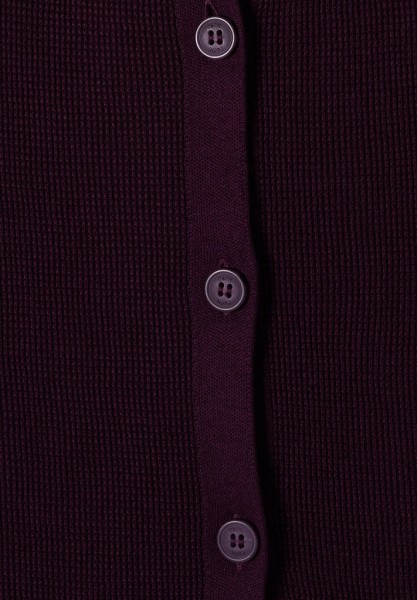 Cardigan mit V-Neck und Struktur