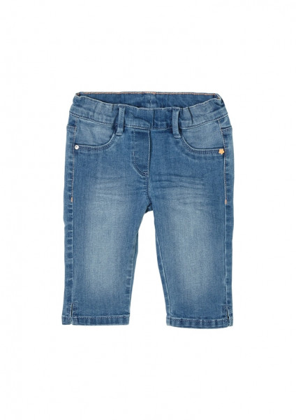 Regular: Caprijeggings mit Waschung