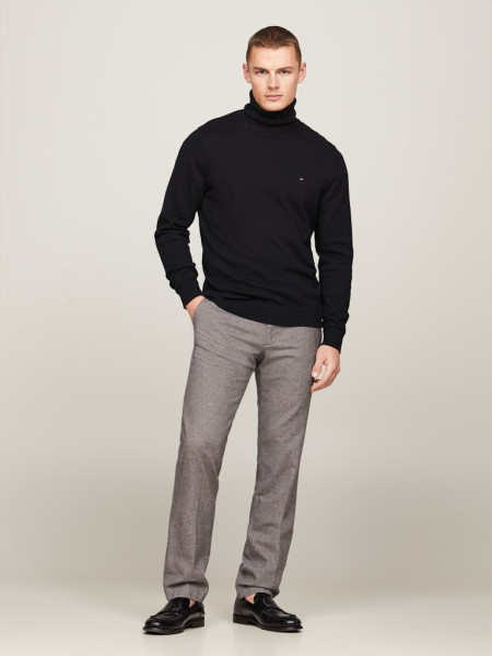 PIMA ORG CTN CASHMERE ROLL NECK