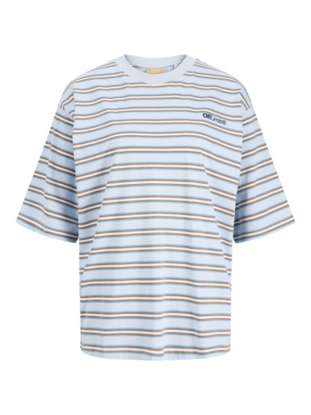 JXRHEA LOOSE SS STRIPE TEE JRS