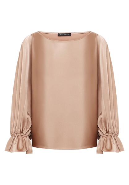 Satin-Bluse