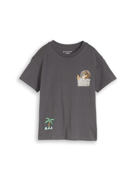 Oversize T-Shirt mit Rückenprint