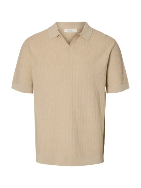 SLHMATTIS SS LINEN BLEND STRUC POLO NOOS